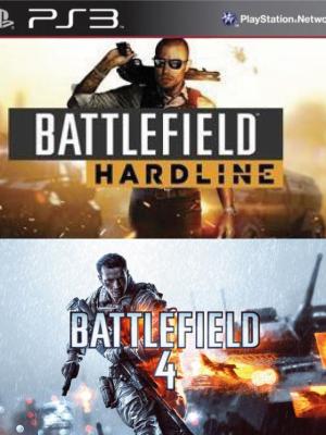 2 juegos en 1 Battlefield Hardline Mas Battlefield 4 PS3