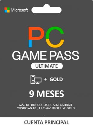 PC GAME PASS ULTIMATE SUSCRIPCIÓN DE 9 MESES CUENTA